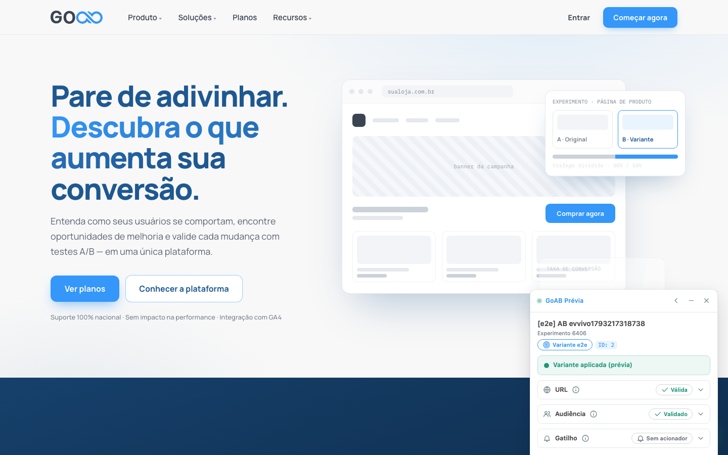 Variante com a etiqueta oculta depois do clique